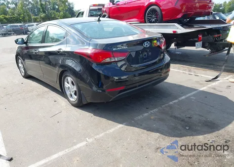 2014 Hyundai Elantra Se из США, поврежденный, VIN 5NPDH4AE2EH539208
